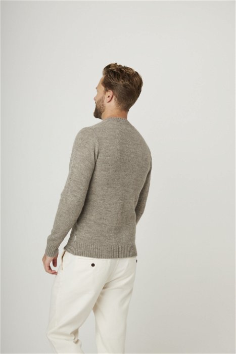 Image of model wearing Makers Stitch Jumper. 