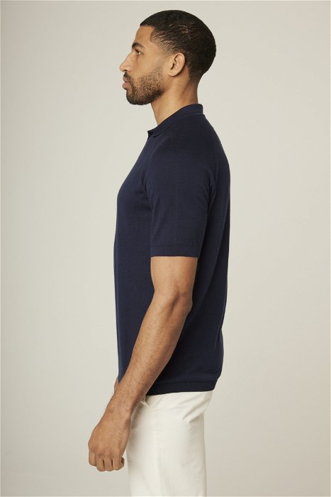 Image of model wearing Jones Polo Shirt . 