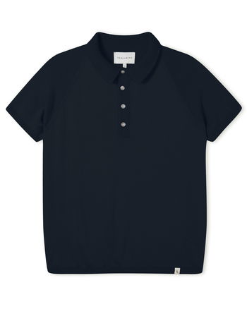 Image of model wearing Jones Polo Shirt . 