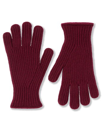 Image of model wearing Porter Ribbed Gloves. 