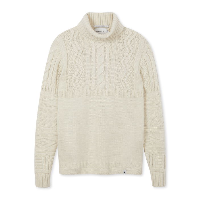 Fisherman shop net sweater