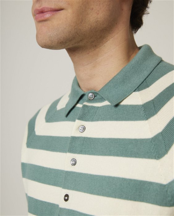 Image of model wearing Rugby Polo Shirt. 