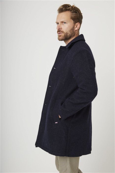 Image of model wearing Emerson Coat. 
