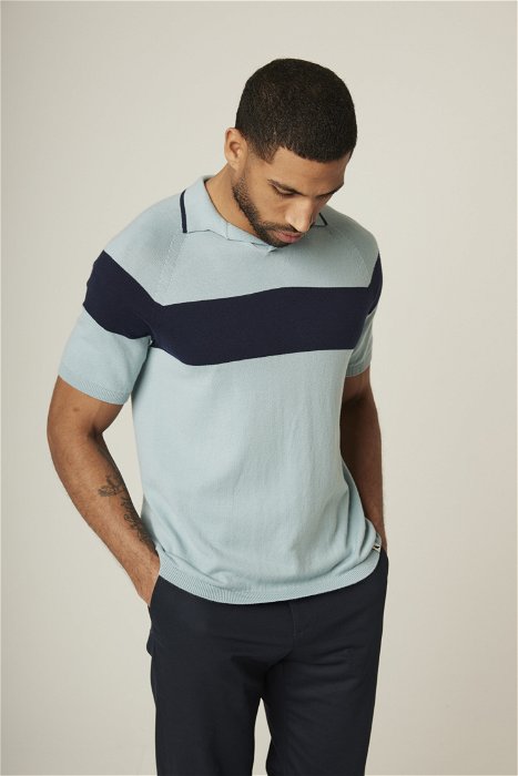 Image of model wearing Winchester Polo Shirt . 