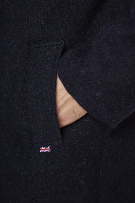 Image of model wearing Emerson Coat. 